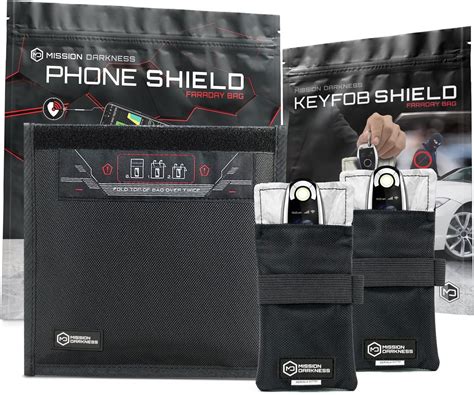 mission darkness keyfob faraday rfid blocking bag 2 pack|mission darkness phone keyfob.